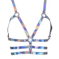 THE LUMi SHOP Iridescent Dream Body Harness Top