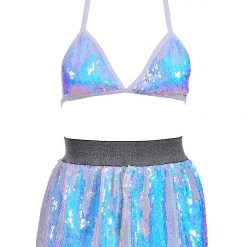 THE LUMi SHOP Cosmic Girl Sequin Set (Bra + Skirt) 9 THE LUMi SHOP Cosmic Girl Sequin Set (Bra + Skirt)