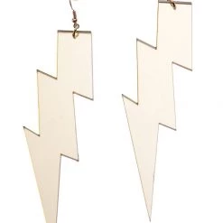 THE LUMi SHOP JEWELRY Gold Flash Earrings