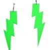 THE LUMi SHOP Neon Green Flash Earrings