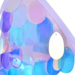 THE LUMi SHOP Mermaid Scales Sequin Triangle Top Sequin Tops