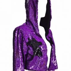 THE LUMi SHOP Sequin Cropped Jacket - Mystery