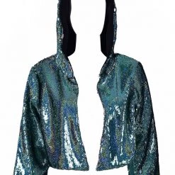 THE LUMi SHOP Sequin Cropped Jacket - Sparkle River Jackets