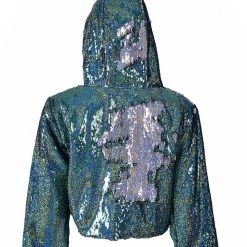 THE LUMi SHOP Sequin Cropped Jacket - Sparkle River Jackets