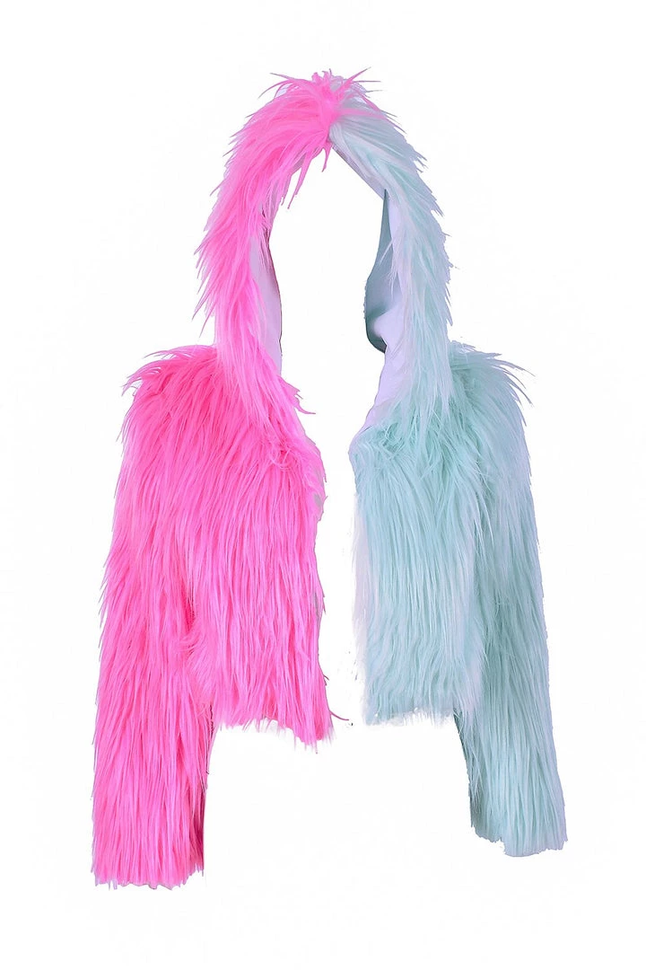 THE LUMi SHOP Ice Cream Faux Fur Jacket 3 THE LUMi SHOP Ice Cream Faux Fur Jacket
