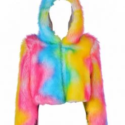 THE LUMi SHOP Pixie Dream Faux Fur Jacket Jackets