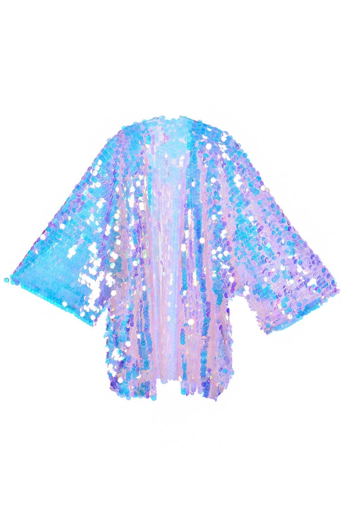 Lumishopusa Goddess Sequin Kimono - Pearlescent 6 Lumishopusa Goddess Sequin Kimono - Pearlescent