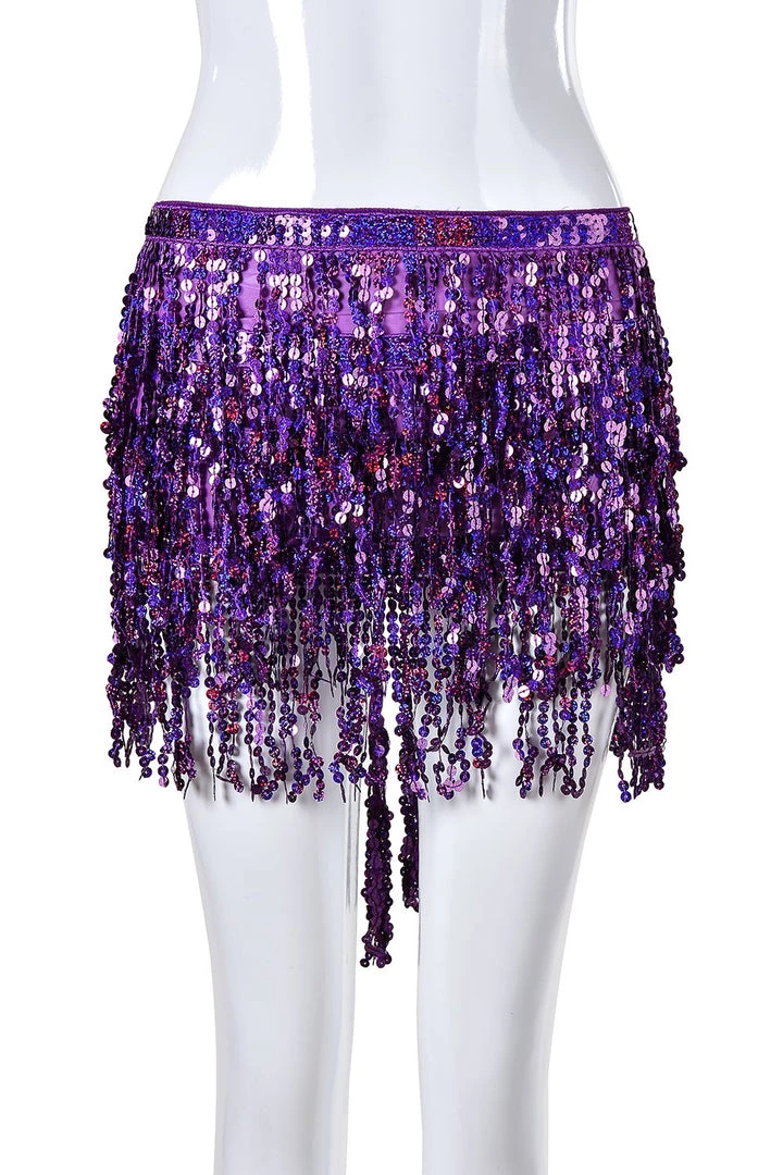 THE LUMi SHOP Reversible Sequin Skirt - Violet Orchid Sequin Skirts 11 THE LUMi SHOP Reversible Sequin Skirt - Violet Orchid Sequin Skirts