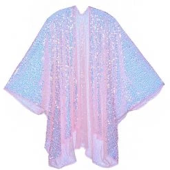 Lumishopusa Sequin Kimono - Pink Barbie