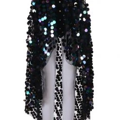 THE LUMi SHOP Sequin Skirts Dark Ocean Tapered Sequin Skirt