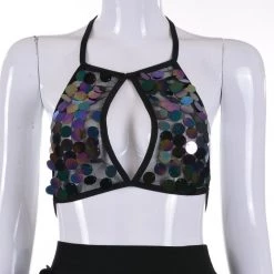 THE LUMi SHOP OUTFIT Dream Dark Ocean Sequin Set (2 Pieces) Sequin Sets