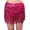 THE LUMI SHOP Holographic Sequin Skirt- Rose Pink