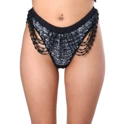 THE LUMi SHOP Hand Stitched Sequin Cheeky Bottoms- Disco Barbie HAND-STITCHED