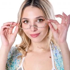 THE LUMI SHOP Rhinestone Sunglasses Frame