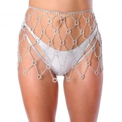 THE LUMI SHOP Rhinestone Hoop Skirt SUMMER 2022