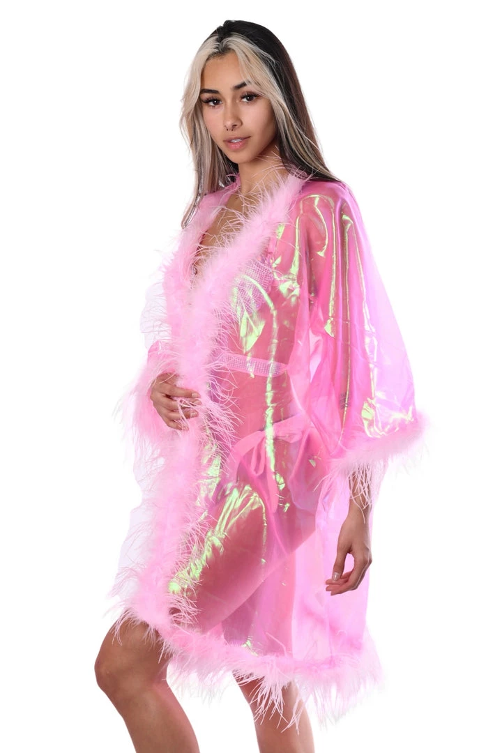 THE LUMI SHOP SUMMER 2022 Specialty Fuzzy Kimono- Pink Iridescent Diva 6 THE LUMI SHOP SUMMER 2022 Specialty Fuzzy Kimono- Pink Iridescent Diva
