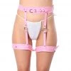 THE LUMI SHOP Pink Devil Leg Harness HARNESSES & CHAINS