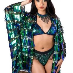 THE LUMI SHOP FULL OUTFITS FULL OUTFIT-Chameleon(Top+Bottom+Necklace+Kimono)