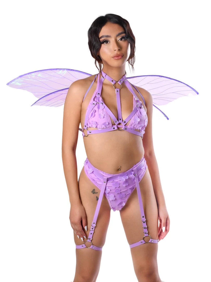 THE LUMI SHOP FULL OUTFIT- Lilac Fairy (Set+Harnesses+ Fairy Wings) 3 THE LUMI SHOP FULL OUTFIT- Lilac Fairy (Set+Harnesses+ Fairy Wings)