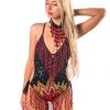THE LUMI SHOP SPRING 2022 Hand Stitched Bodysuit- Burner Babe