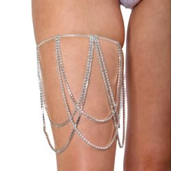 THE LUMI SHOP Crystal Rhinestone Leg Wrap Leg Wraps