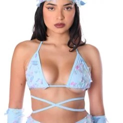THE LUMI SHOP Blue Butterfly 3D Top SUMMER 2022