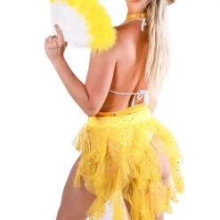 THE LUMI SHOP FULL OUTFIT-Daisy(Top+Skirt+Harness+Fan)