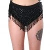 THE LUMi SHOP Hand Stitched Sequin High Waisted Bottoms- Midnight Sequin Shorts