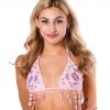 THE LUMi SHOP Hand Stitched Sequin Top- Pink Butterfly Dream HAND-STITCHED