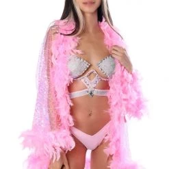 THE LUMI SHOP SUMMER 2022 FULL OUTFIT- Pink Diva (Top+Bottoms+Kimono)