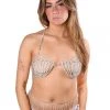 THE LUMI SHOP SUMMER 2022 Silver Mermaid Rhinestone Bra