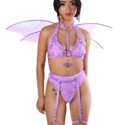 THE LUMI SHOP FULL OUTFIT- Lilac Fairy (Set+Harnesses+ Fairy Wings)