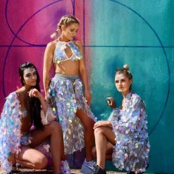 THE LUMi SHOP Pastel Meadow Sequin Kimono 44 THE LUMi SHOP Pastel Meadow Sequin Kimono