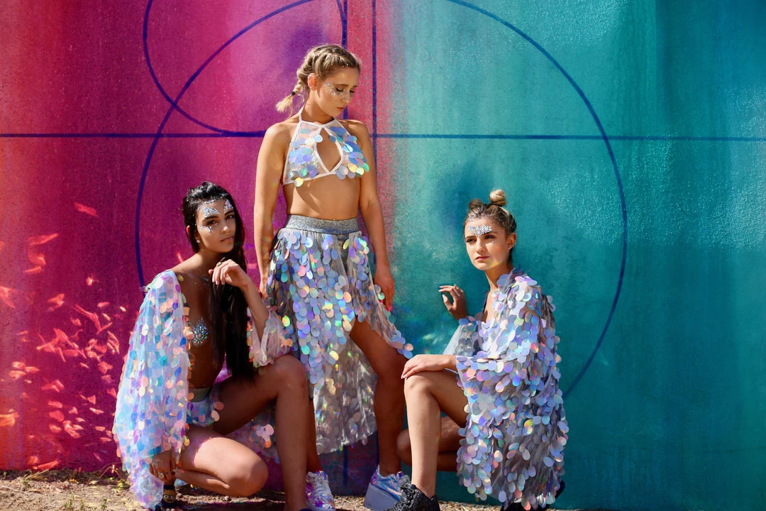 THE LUMi SHOP Pastel Meadow Sequin Kimono 18 THE LUMi SHOP Pastel Meadow Sequin Kimono