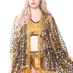 Lumishopusa Disco Tassel Sequin Kimono - Treasure 9 Lumishopusa Disco Tassel Sequin Kimono - Treasure
