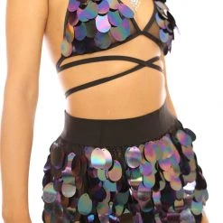 THE LUMi SHOP Aura Unicorn Sequin Skirt Sequin Skirts