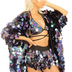 Lumishopusa Aura Unicorn Goddess Sequin Kimono Signature Sequin Kimonos