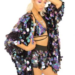 Lumishopusa Aura Unicorn Goddess Sequin Kimono Signature Sequin Kimonos