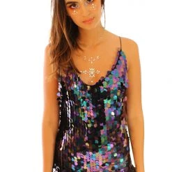 THE LUMi SHOP Aura Unicorn One Piece Sequin Dress Dresses