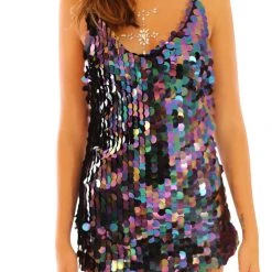 THE LUMi SHOP Aura Unicorn One Piece Sequin Dress Dresses