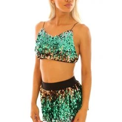 THE LUMi SHOP Green Unicorn Top