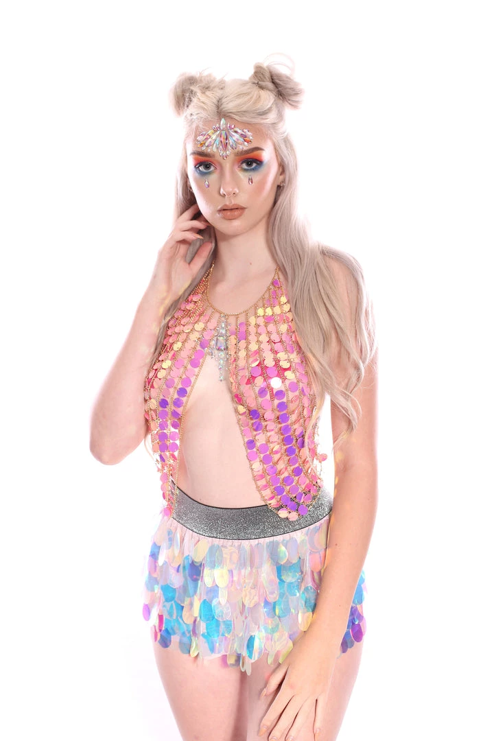 THE LUMi SHOP Unicorn Tears Mini Sequin Skirt 3 THE LUMi SHOP Unicorn Tears Mini Sequin Skirt
