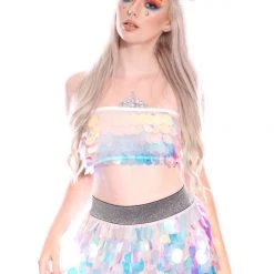 THE LUMi SHOP Unicorn Tears Mini Sequin Skirt 19 THE LUMi SHOP Unicorn Tears Mini Sequin Skirt
