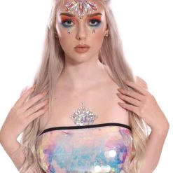 THE LUMi SHOP Unicorn Blush Sequin Tube Top Sequin Tops