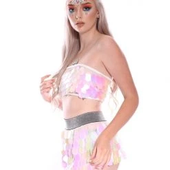 THE LUMi SHOP Cotton Candy Mini Sequin Skirt