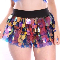 THE LUMi SHOP Moon Child Rain Drop Sequin Skirt