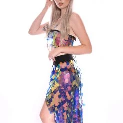 THE LUMi SHOP Moon Child Goddess Sequin Skirt (Long)
