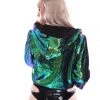 THE LUMi SHOP Reversible Sequin Jacket - Peacock Sequin Jackets