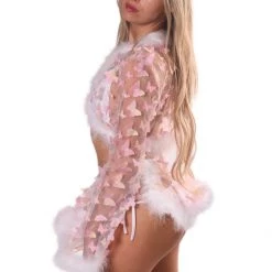 THE LUMI SHOP SPRING 2022 Pink Fuzzy 3D Butterfly Set