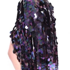 THE LUMi SHOP Sequin Skirts Dark Ocean Goddess Tapered Sequin Skirt